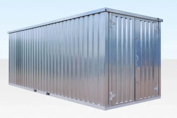 6m XL Flat Pack Container Store – Galvanised - Image 3