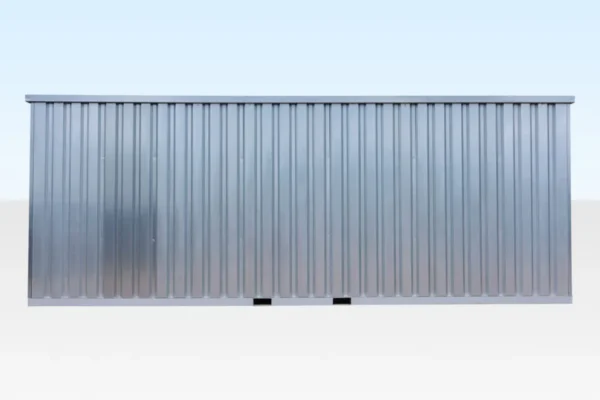 6m XL Flat Pack Container Store – Galvanised - Image 5