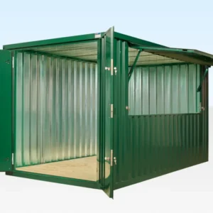 3m-4m-flat-pack-kiosk-green-hatch-door-open-960x640