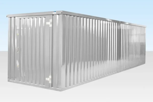 8m x 2.1m End Linked Flat Packed Container Bundle (Galvanised) - Image 2