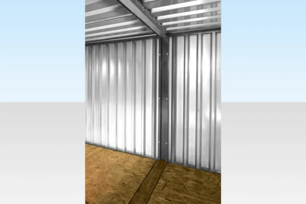 8m x 2.1m End Linked Flat Packed Container Bundle (Galvanised) - Image 5