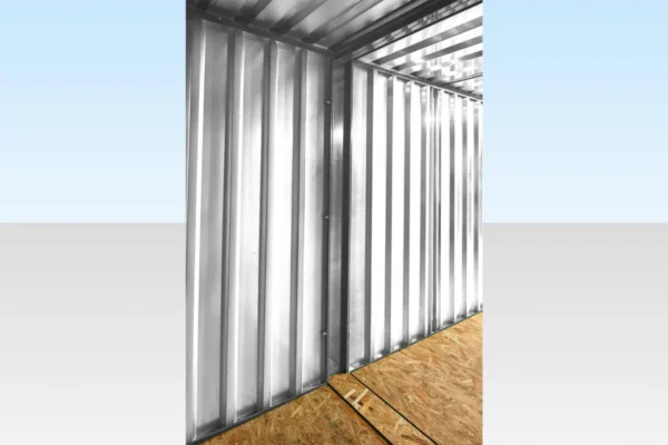 8m x 2.1m End Linked Flat Packed Container Bundle (Galvanised) - Image 7